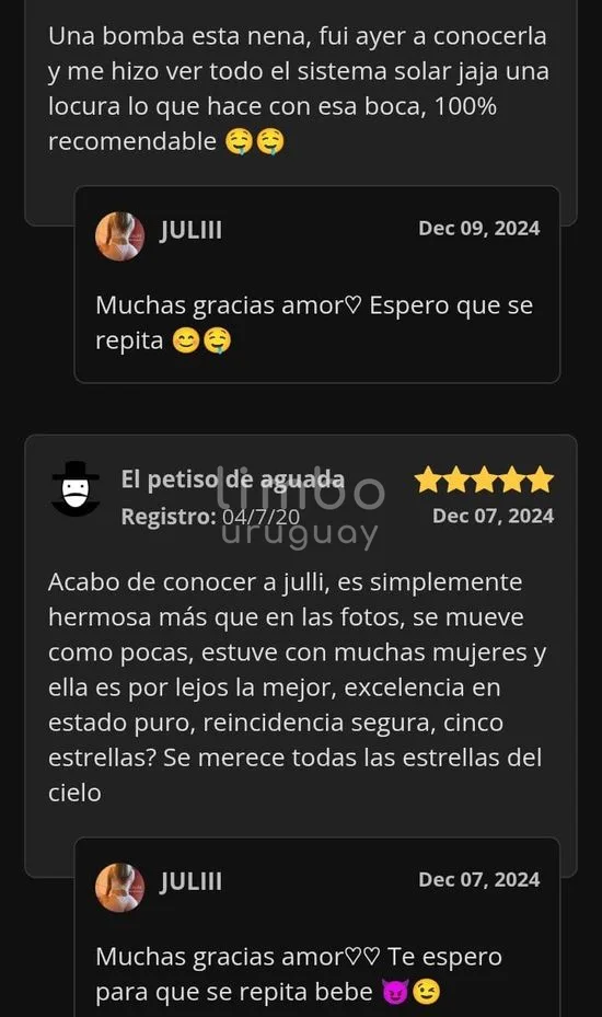 Foto de Julii, escort en Ciudad de la Costa, Canelones