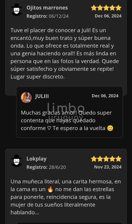 Foto de Julii, escort en Ciudad de la Costa, Canelones
