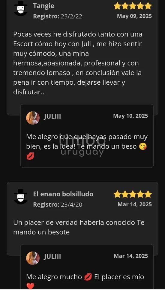 Foto de Julii, escort en Ciudad de la Costa, Canelones