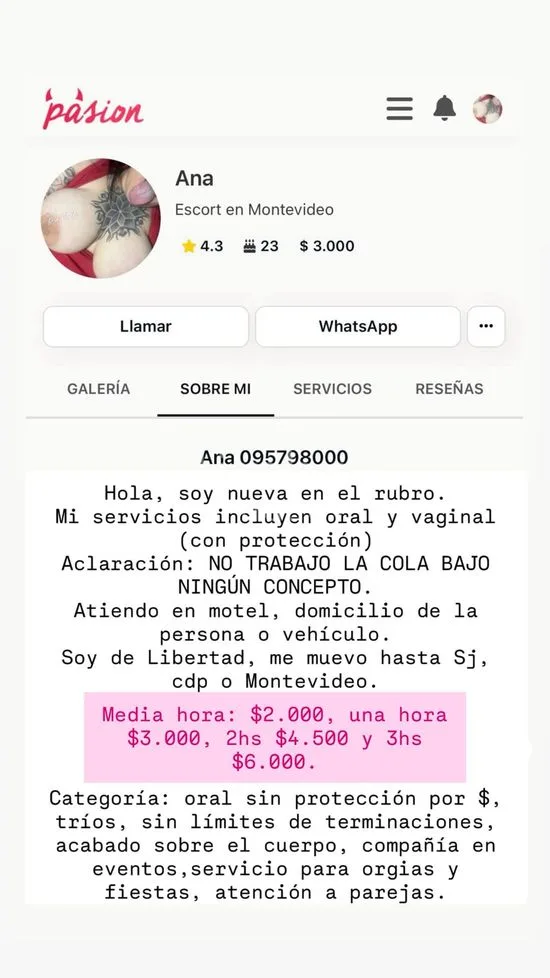 Foto de Ana Paula, escort en San Jose